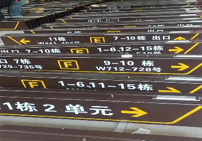 内江广告标识中，常见的几种安装方式。